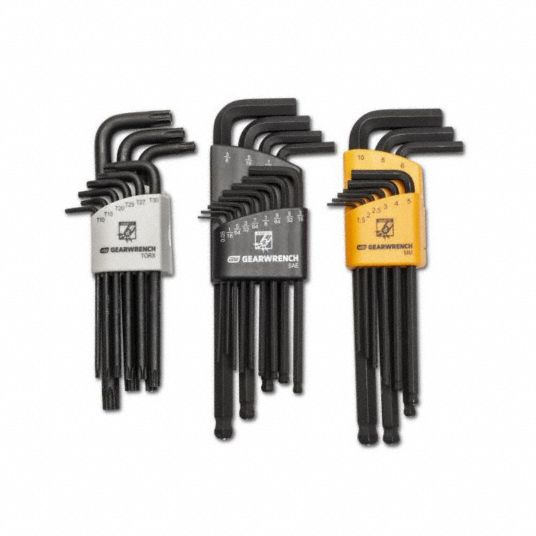 GEARWRENCH, 16 or More Pieces, L, Hex Key Set - 826JN2|83527 - Grainger