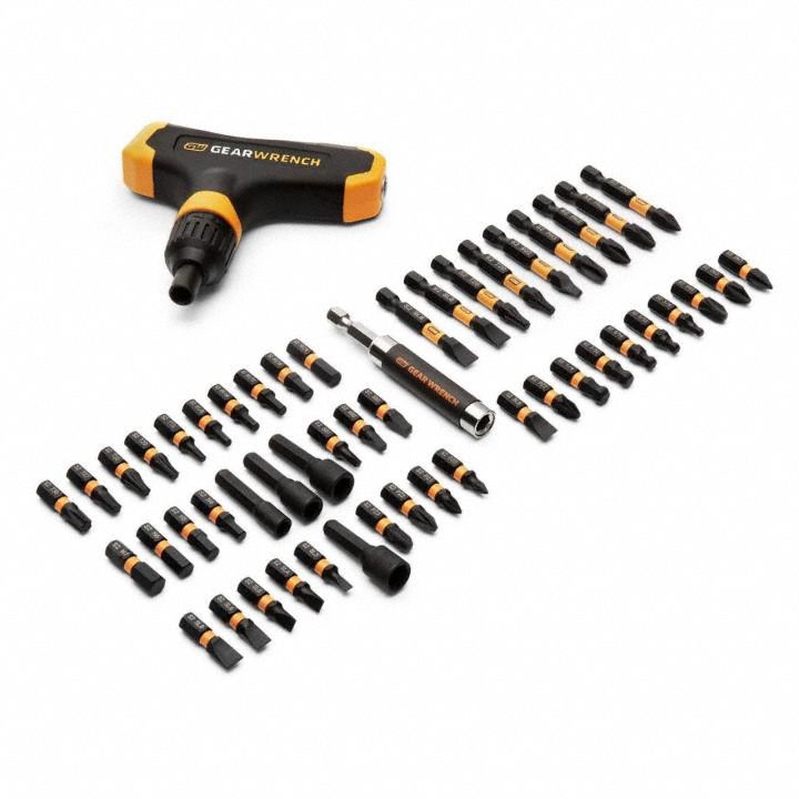 Micro Bits Set Ratcheting T-Handle 51 PC