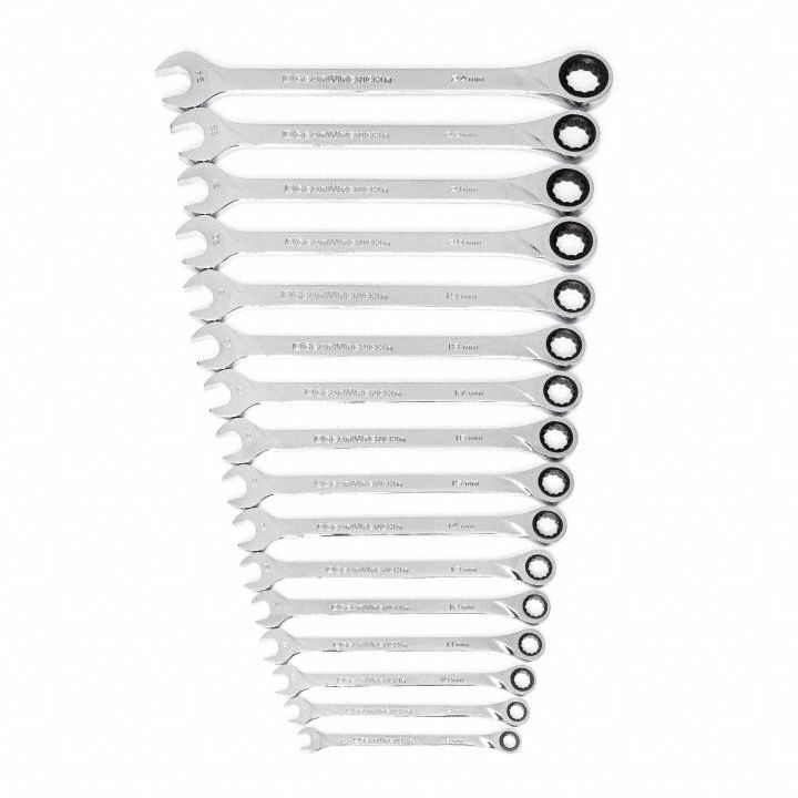 Combination RatchetingWrench 16pc Metric
