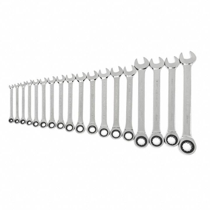 Combination Wrench Set Metric 18PC
