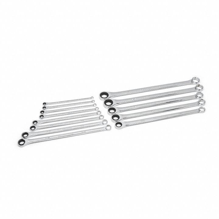 Double Box Ratchet Wrench Set SAE 13pcs.