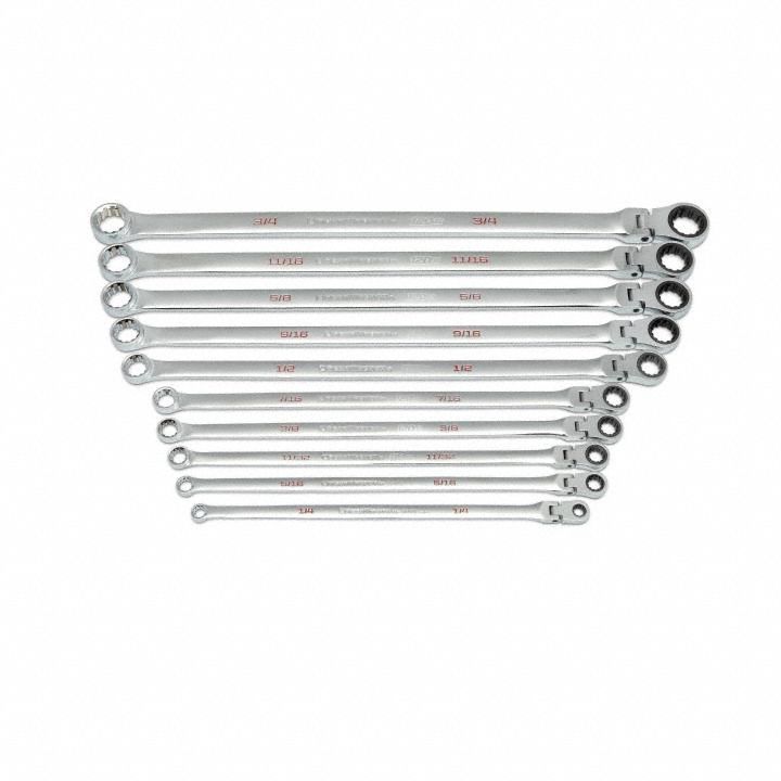 Ratcheting Wrench Set 10 pc. 120XP