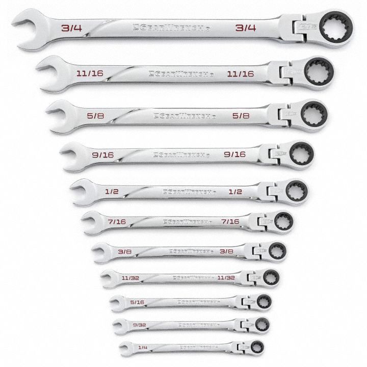Ratcheting Wrench Set 11 pc. 120XP