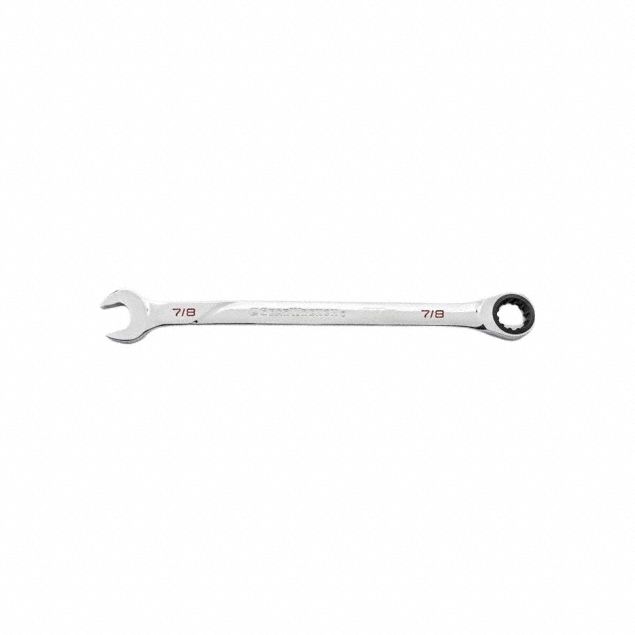 Combination Ratcheting Wrench, 7/8 in.