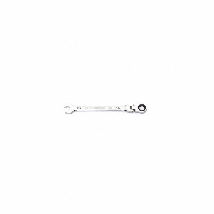 Combination Ratcheting Wrench 7/16 90