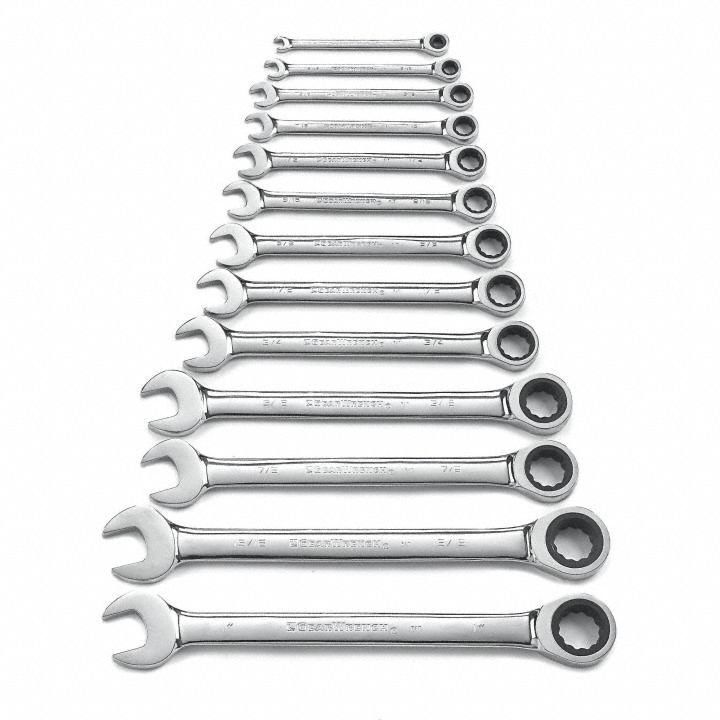 Combination Ratcheting Wrench 13 pc. SAE
