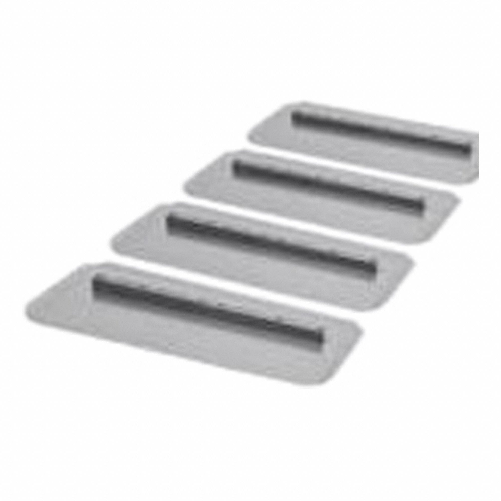 Floating and Finishing Trowel Blade: Combo Blade, 18 in Lg, 8 in Wd, 48 in Trowel, 4 PK