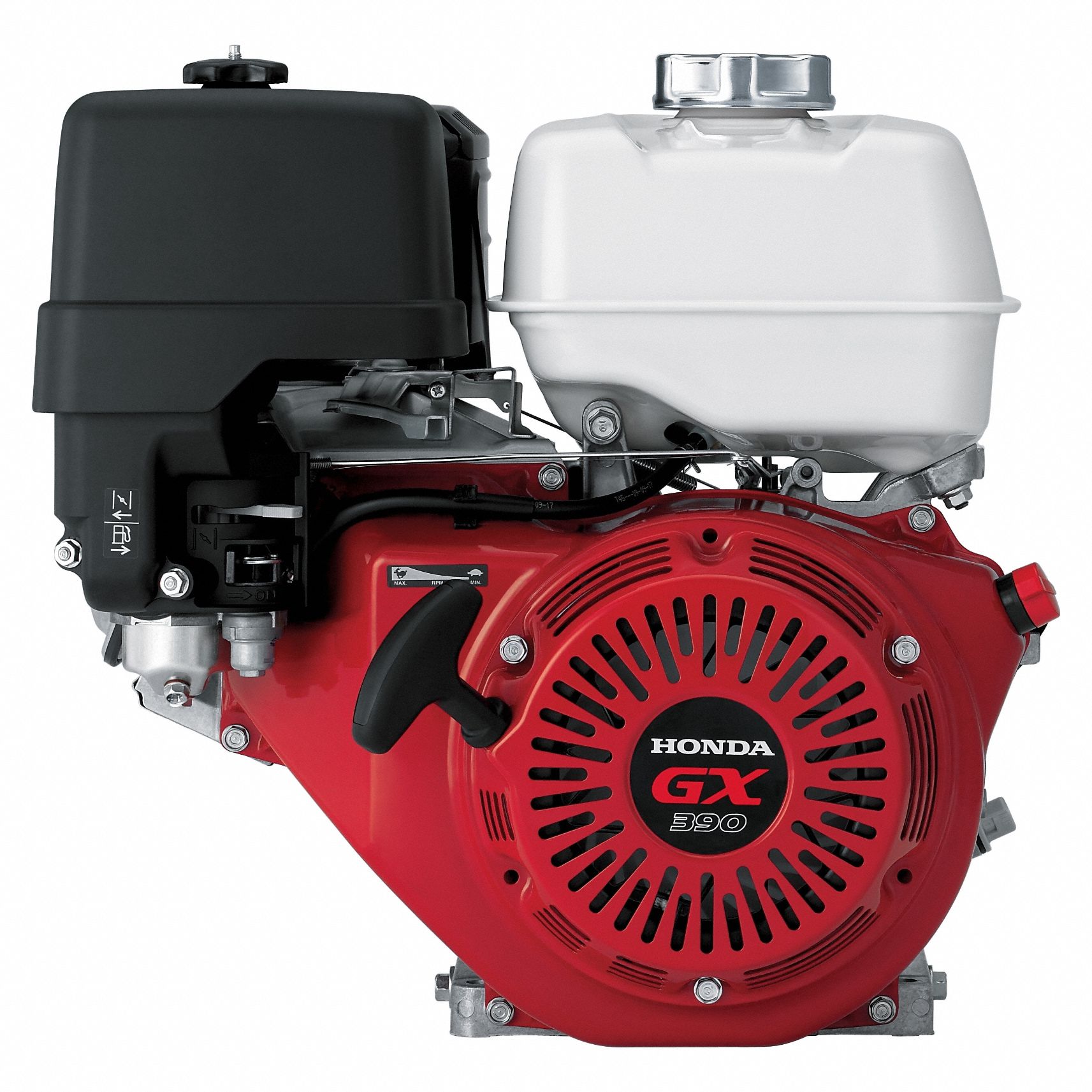 Manual Choke and Throttle: Series GX390 Series, 19.5 lb-ft Gross Torque, 11 hp Horsepower, Key