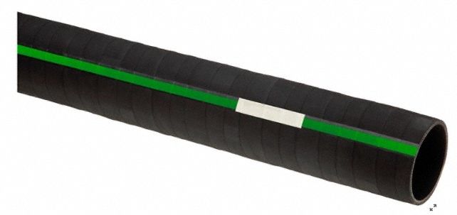 Radiator Hose: 2 1/8 in Hose Inside Dia., Black/Green, 36 in Hose Lg