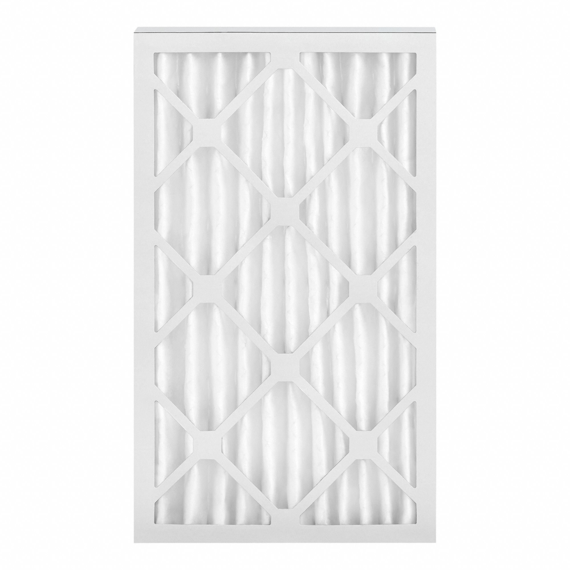 Pleated Air Filter: 12 in x 24 in x 2 in, MERV 9, High Strength