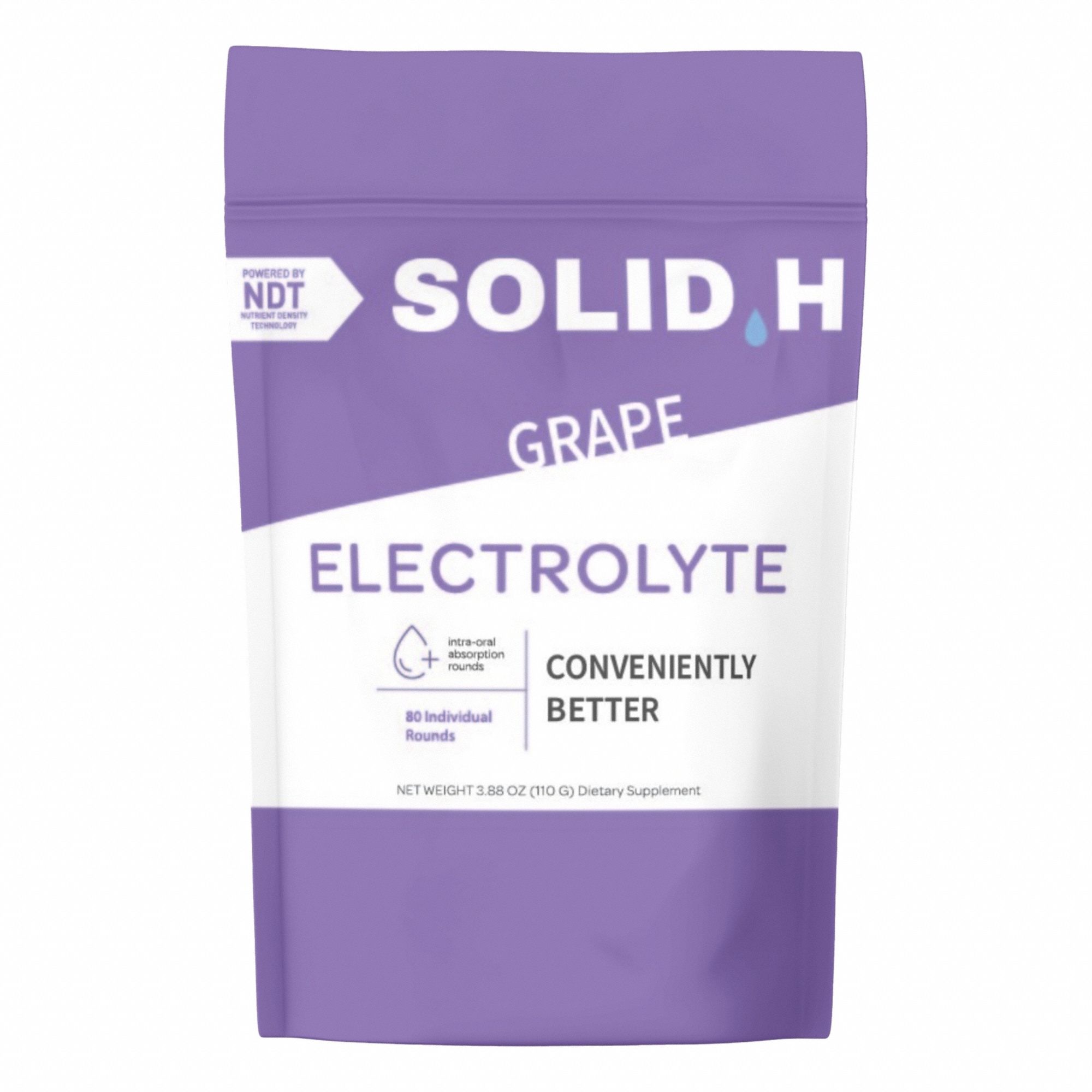 Electrolyte Tablet: Grape, Low-Calorie, 80 PK