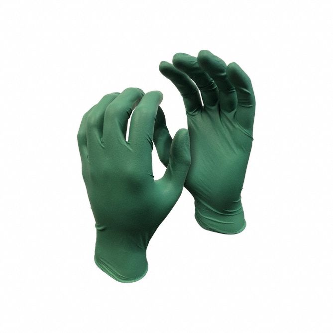 DispsbleGloves Grn M Size9-1/2 PK100
