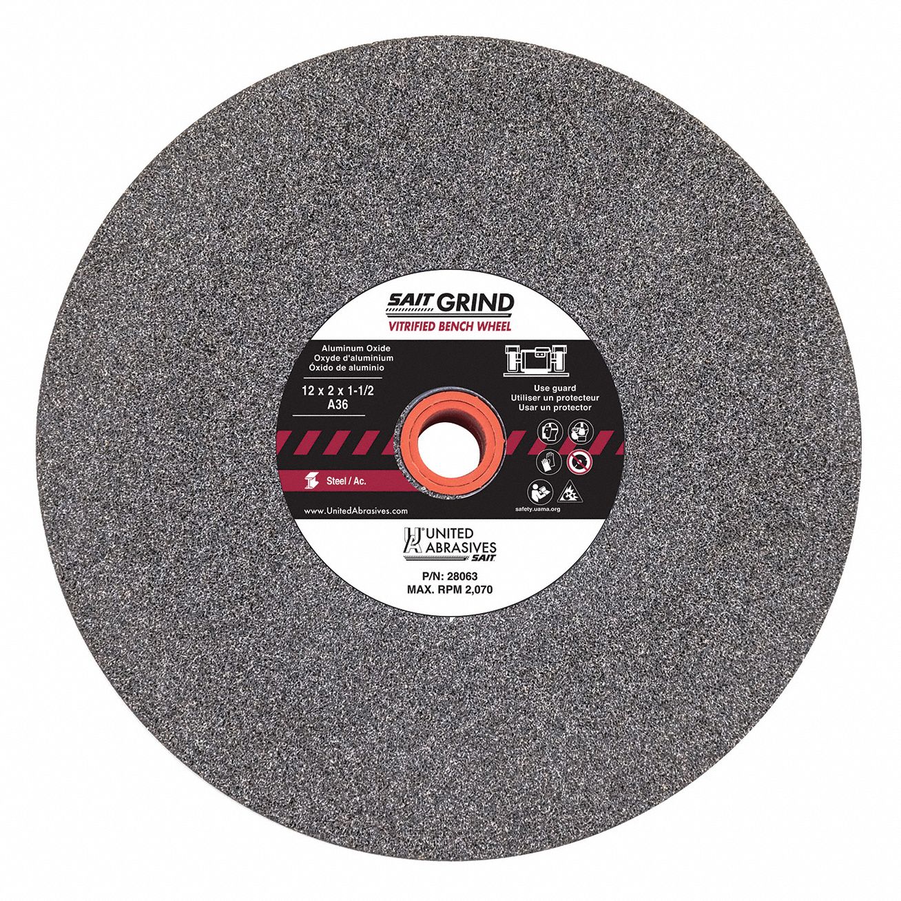 Vitrified Grinding Wheel 8 AO 80 grit