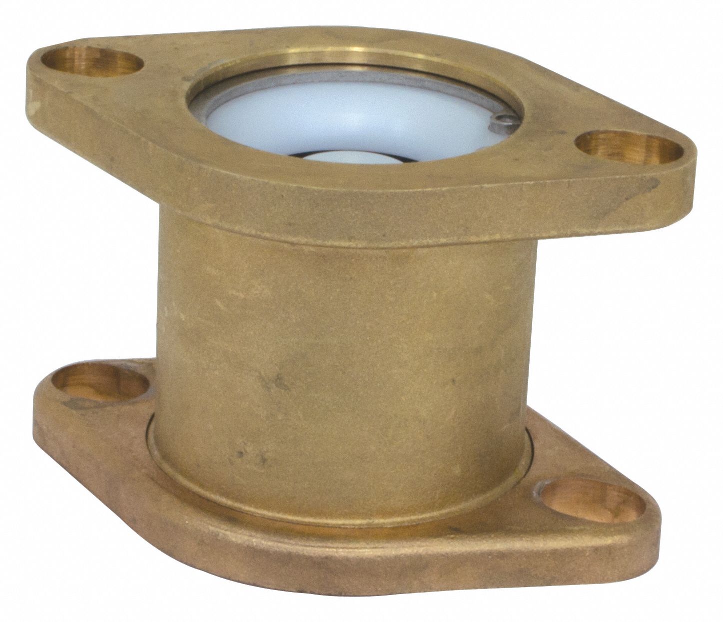 WEBSTONE, Brass, 1 1/2 in Connection Size - Side 1, Rotating Flanged ...