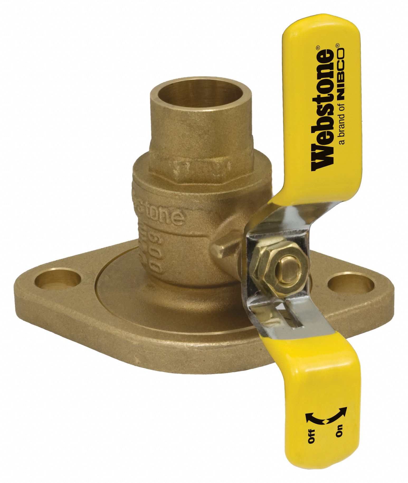 WEBSTONE 51404HV Manual 2-Way Ball Valve,Sweat,Brass 40L197