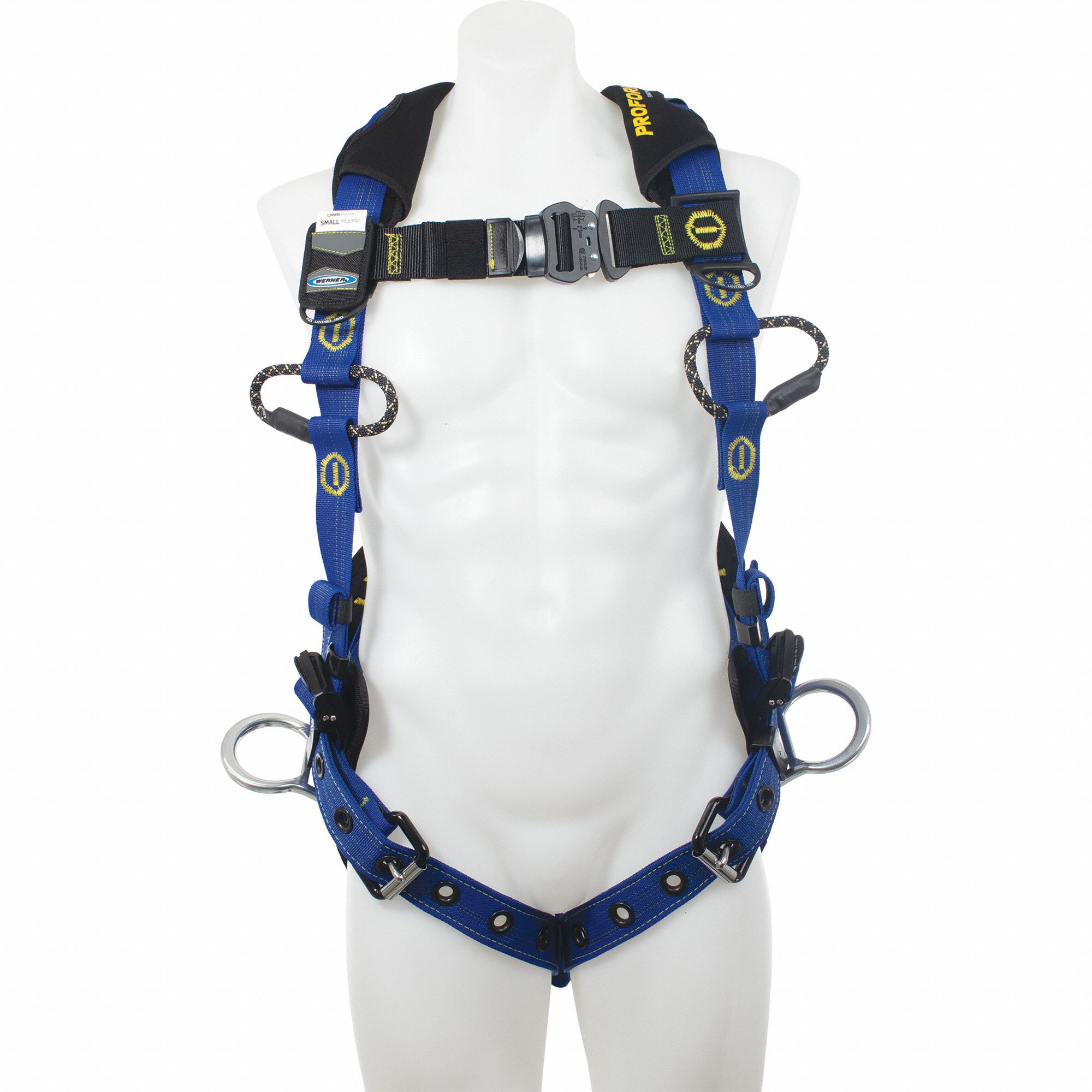 Harness: Vest, Quick-Connect / Tongue Buckles, 2XL, 425 lb Capacity