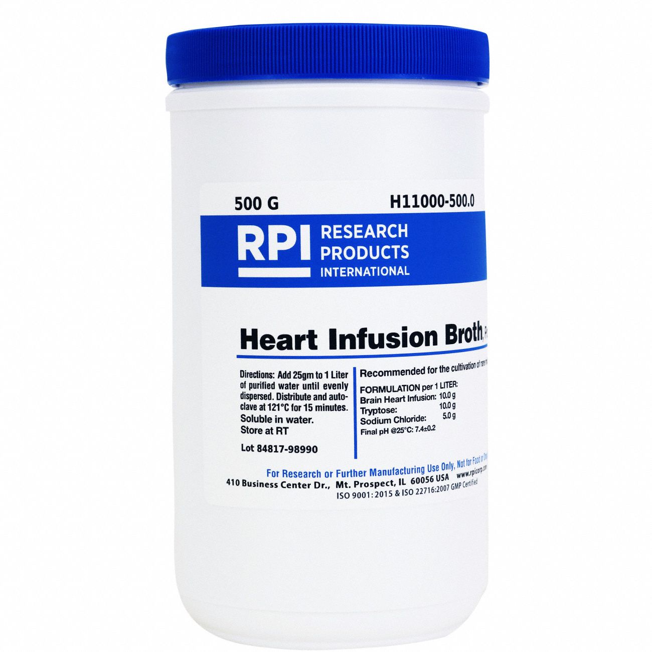 Heart Infusion Broth, Powder, 500g