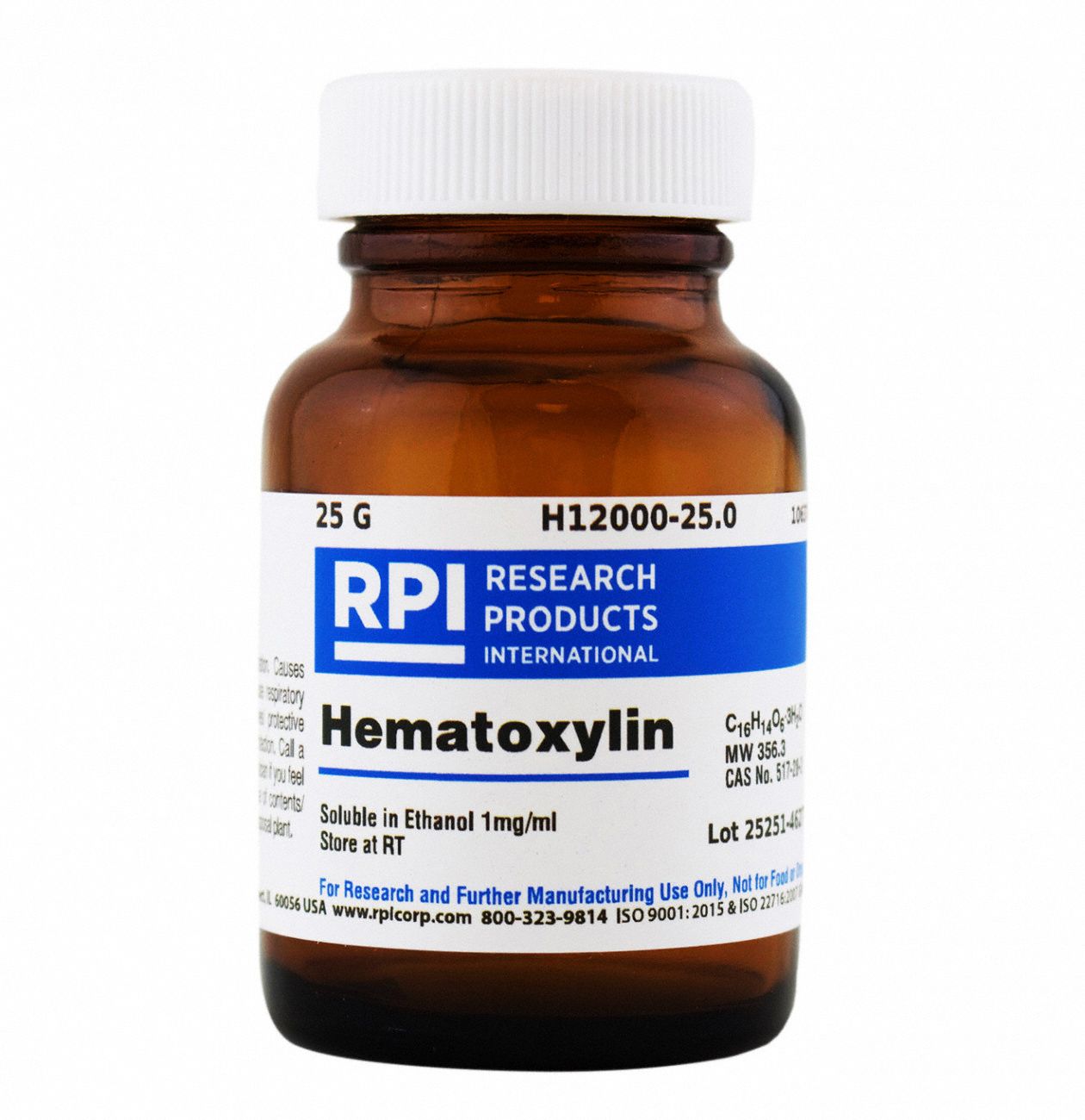 Hematoxylin, 25g
