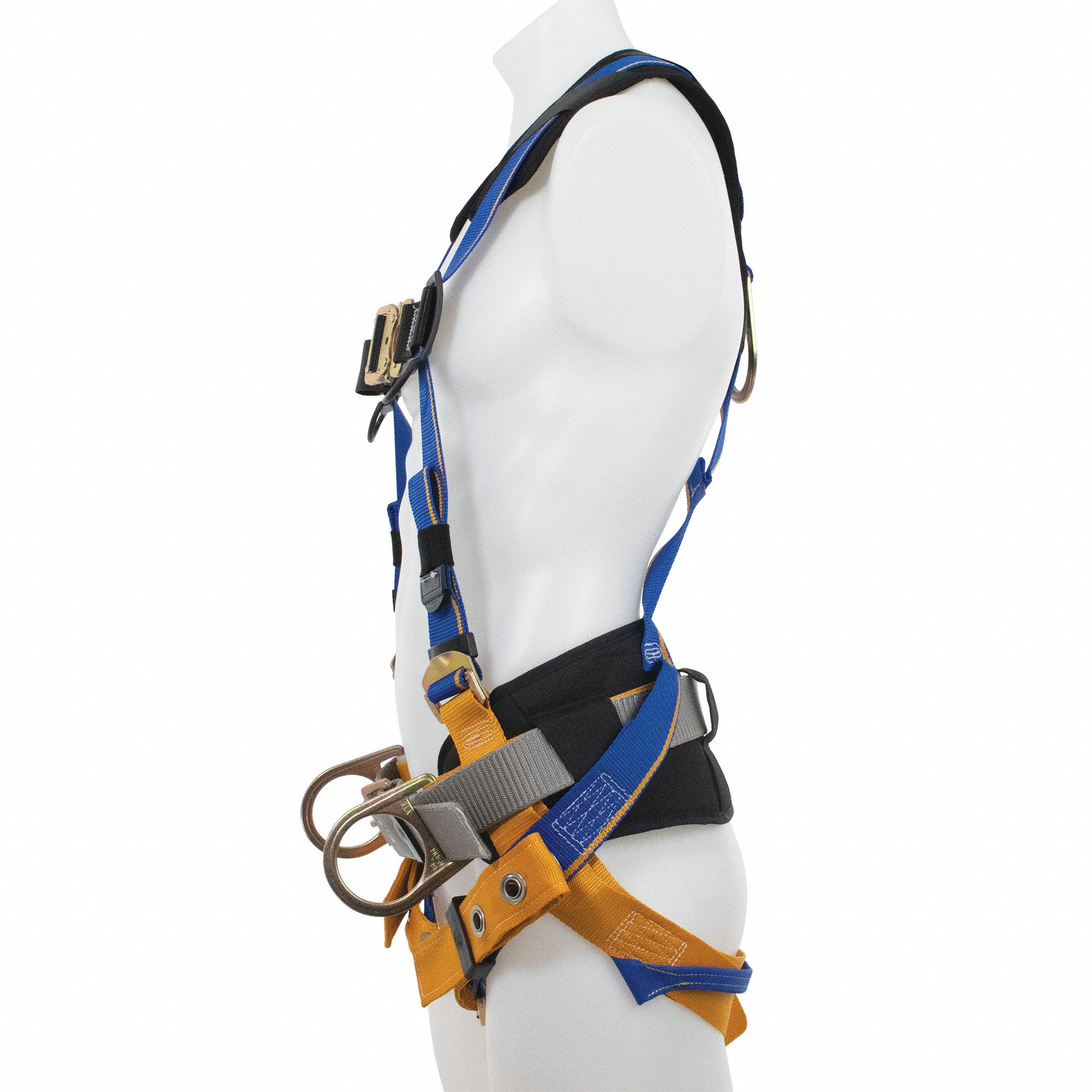 Harness: Gen Use/Positioning, Vest Harness, Quick-Connect / Tongue, Mating, M/L, Friction