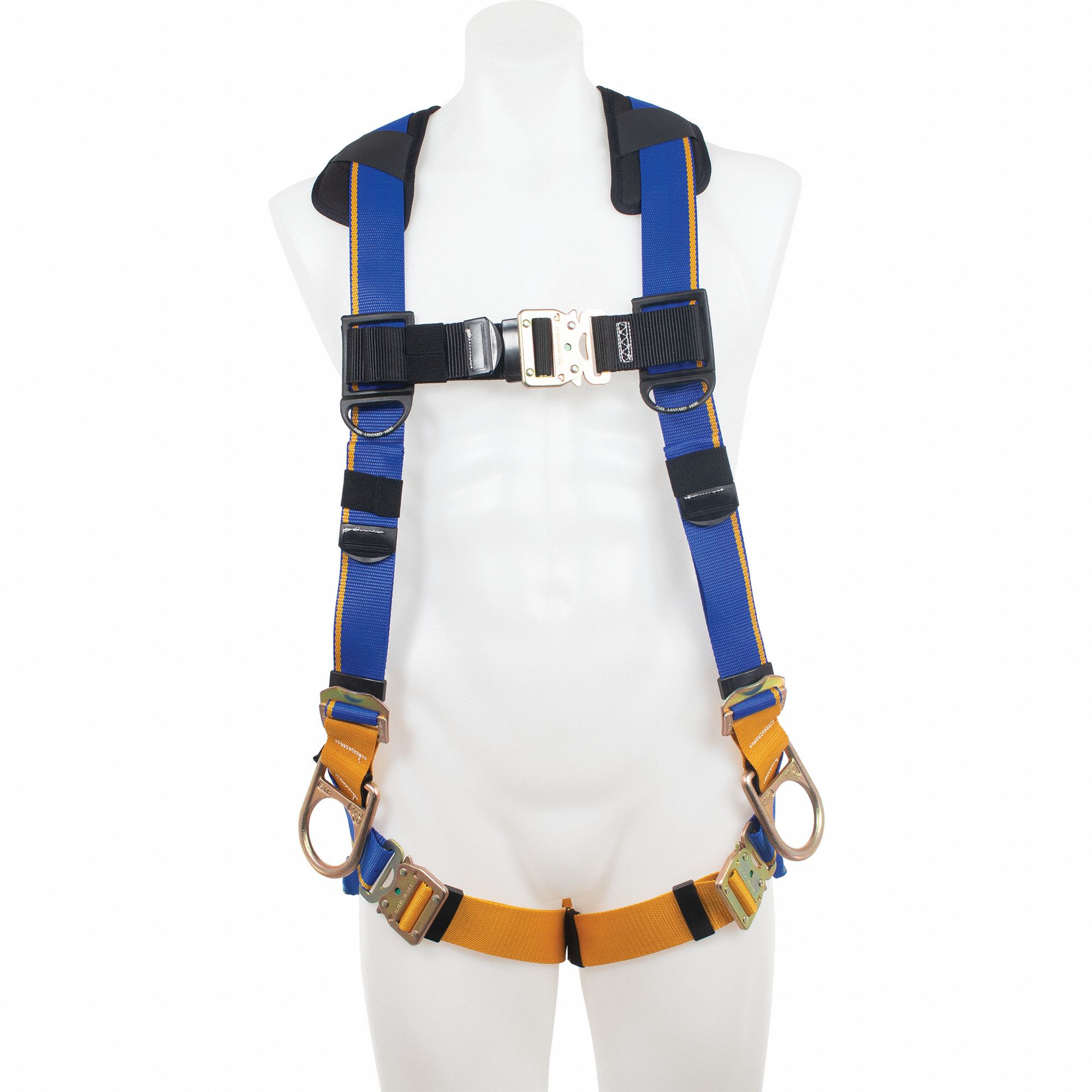Harness: Positioning, Vest Harness, Quick-Connect / Quick-Connect, Mating, 2XL, Trauma Strap