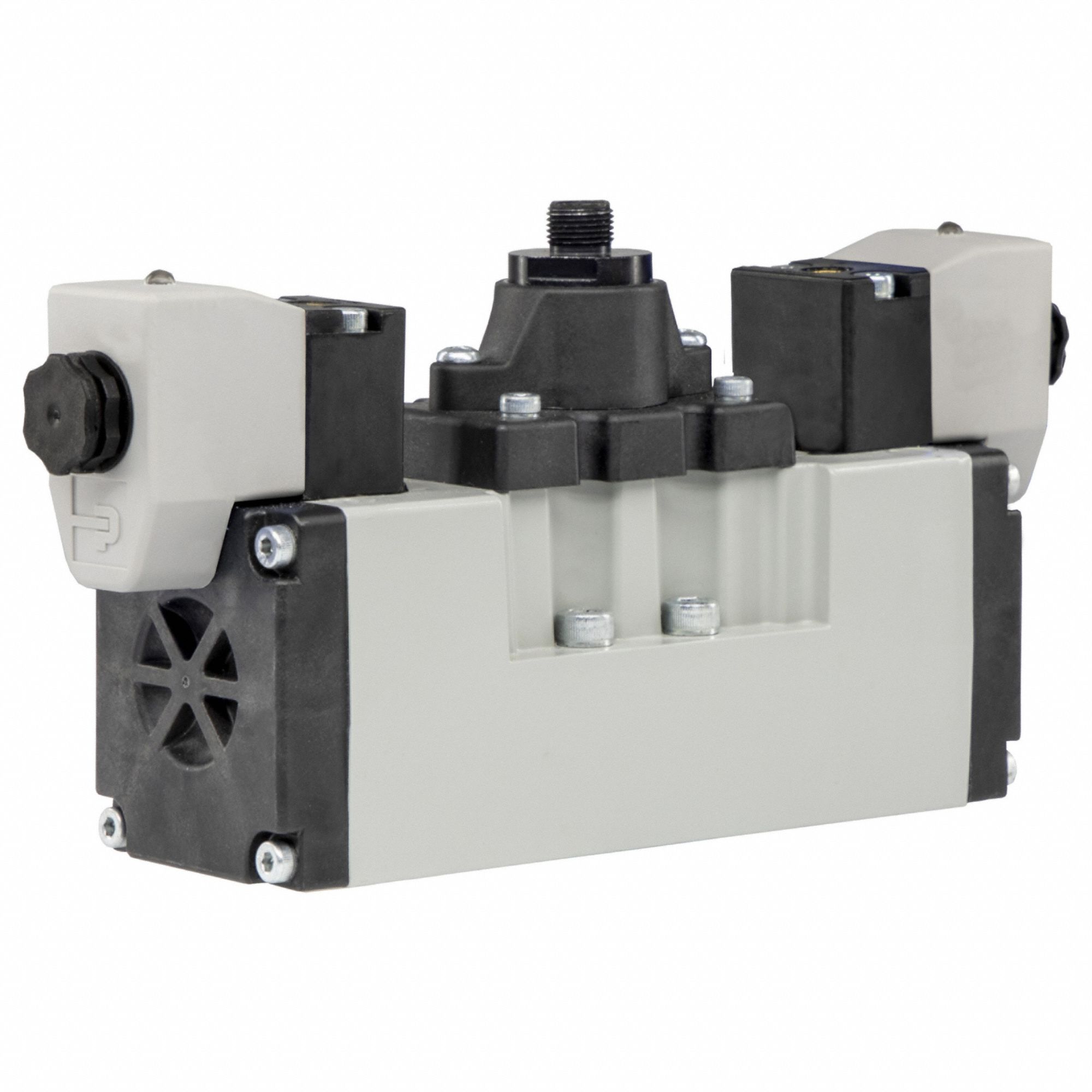 Solenoid Air Control Valve: Four-Way / Two-Position, 5599-1, Single Solenoid, Pilot Return, 120V AC