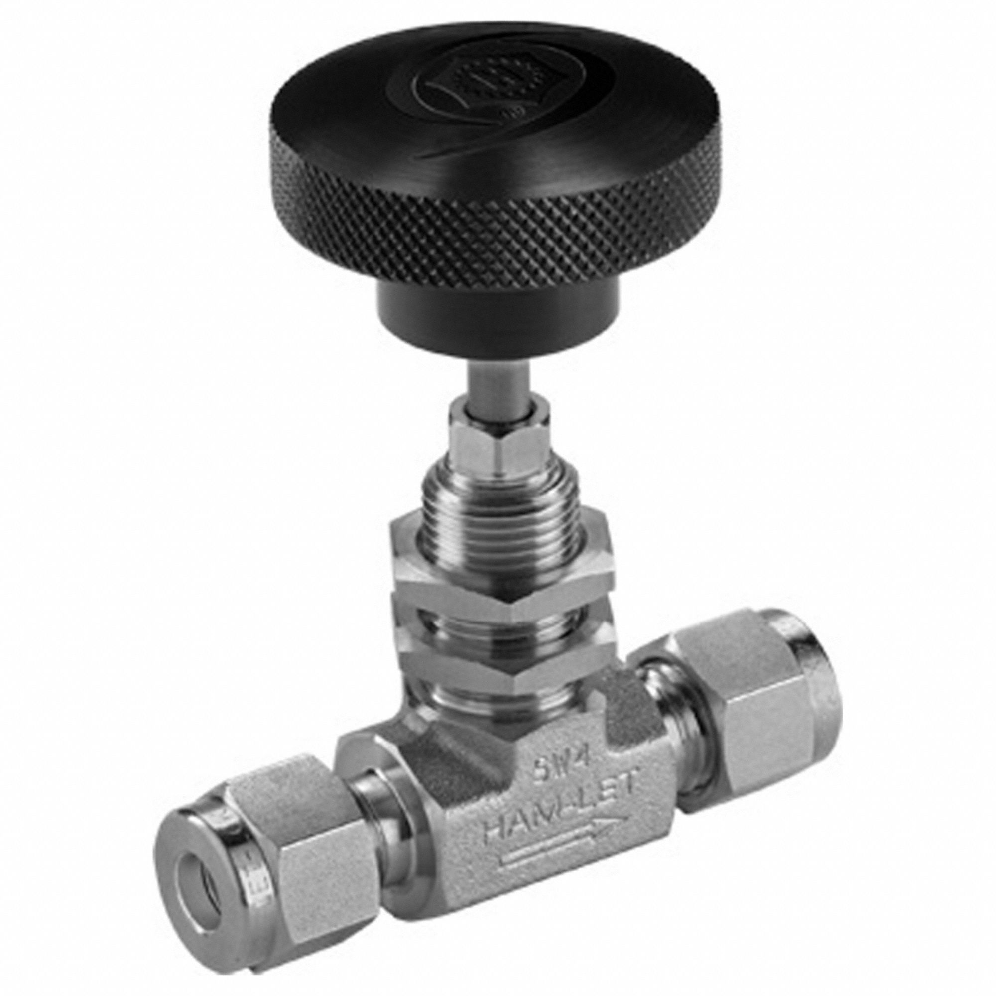 HAMLET, Straight Fitting, Stainless Steel, Plumbing Needle Valves