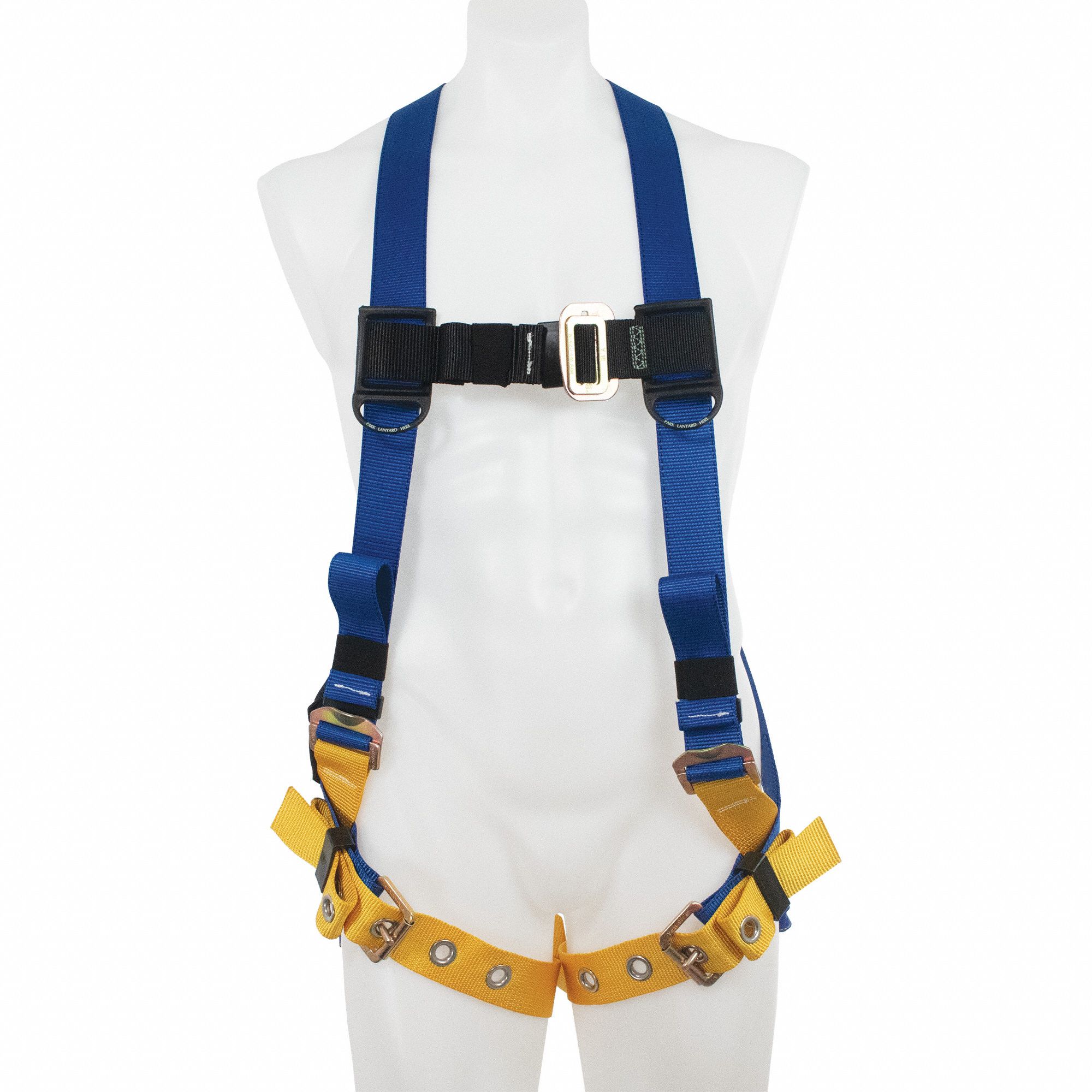 Harness: Vest Harness, Mating / Tongue, Mating, 2XL, Trauma Strap, 425 lb Wt Capacity, Steel