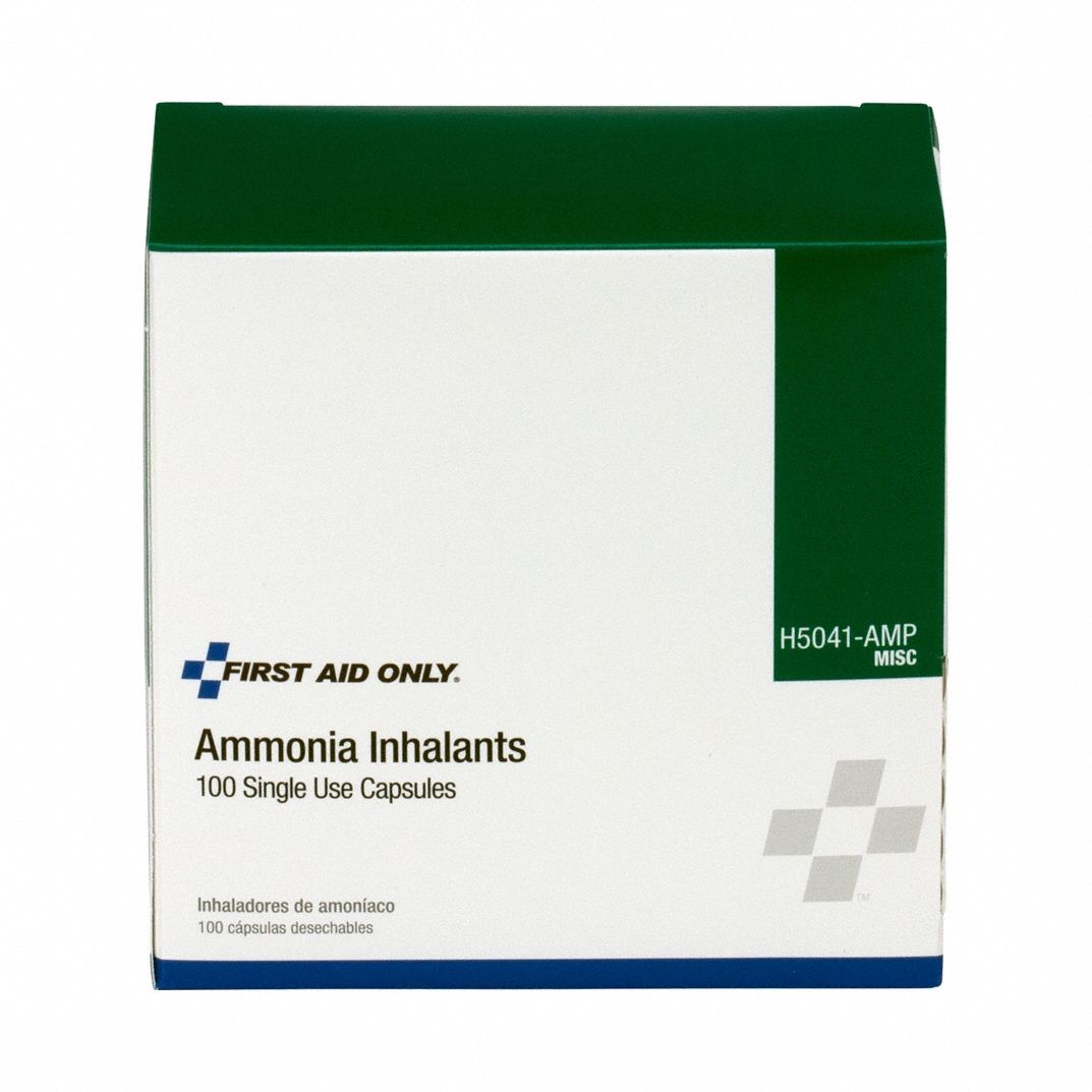 Fainting Reliever: Ammonia, 100 Individual Doses, Inhalant