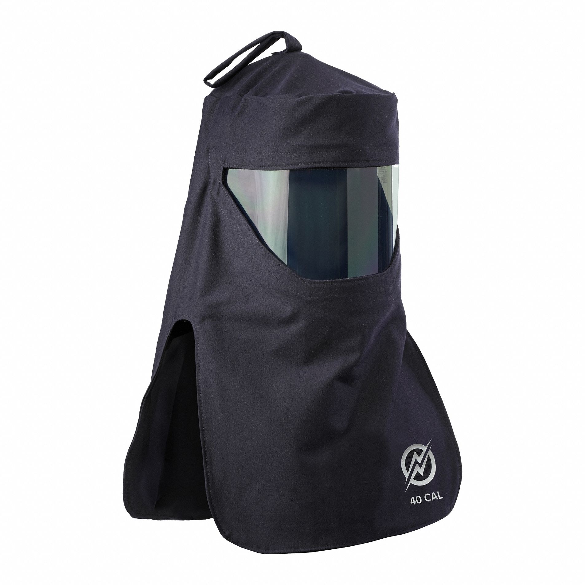 Arc Flash Hood: 4 PPE CAT, 40 cal/sq cm ATPV, UltraSoft® ( 9 oz ), Std, Navy