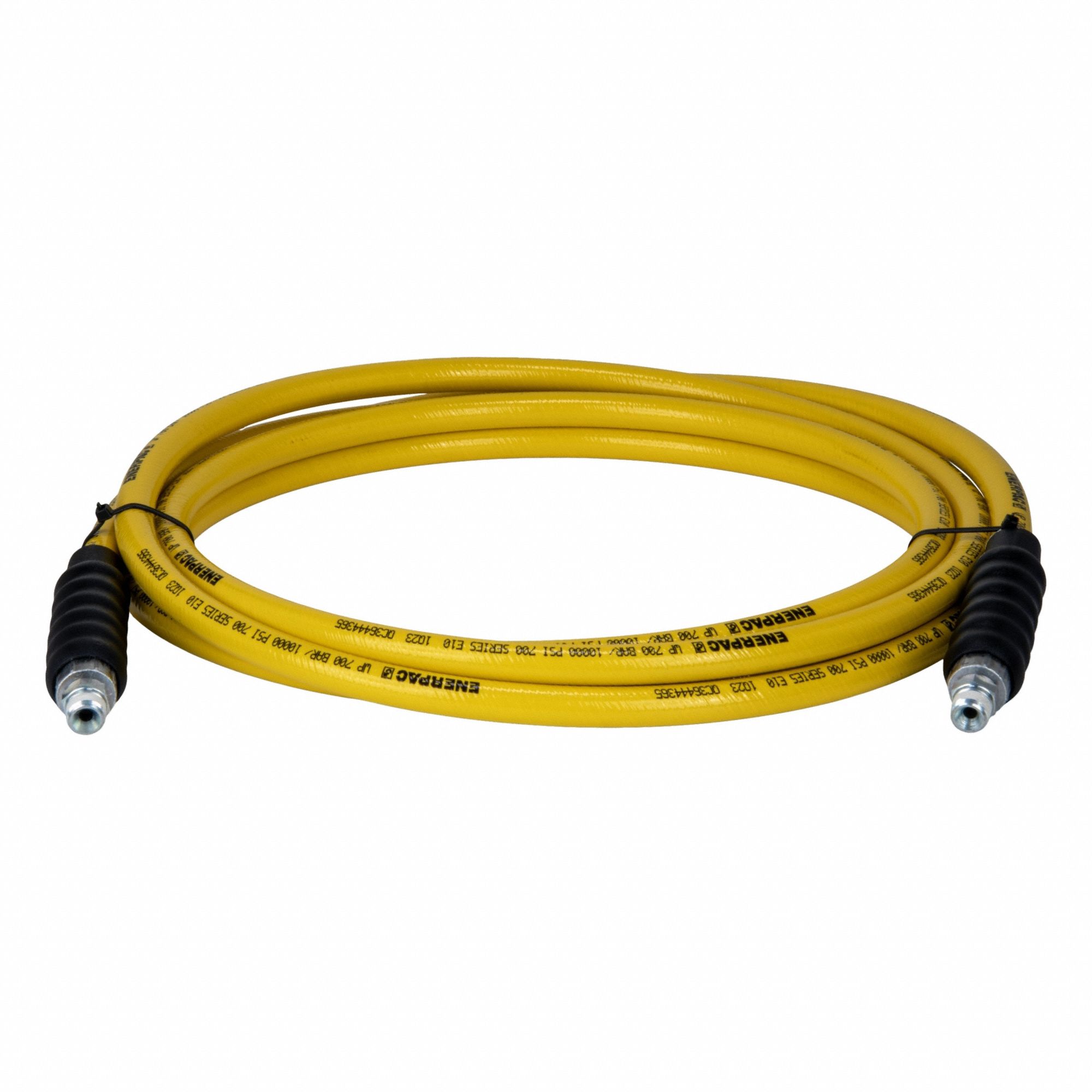 Hydraulic Hose: 3/8 in ID, NPTF x NPTF, 20 ft Lg, 3/8 in x 3/8 in Fitting Size, Thermoplastic, H7320
