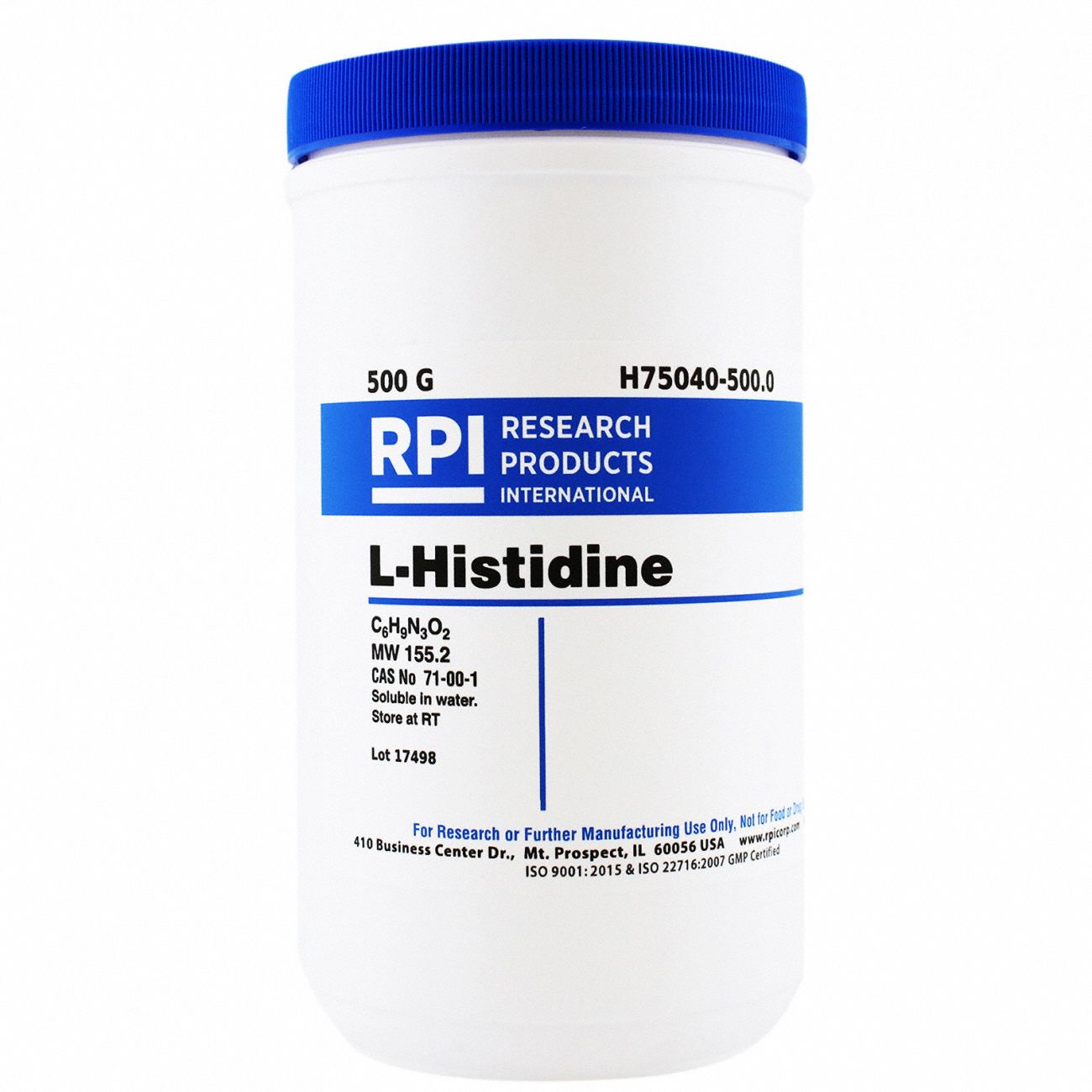 L-Histidine USP Grade, 500g