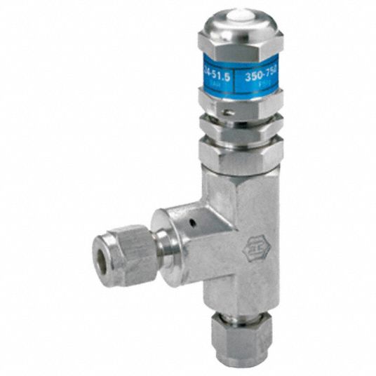 HAM-LET, Let-Lok x Let-Lok, 1/4 in x 1/4 in, Relief Valve - 802NA6|H ...