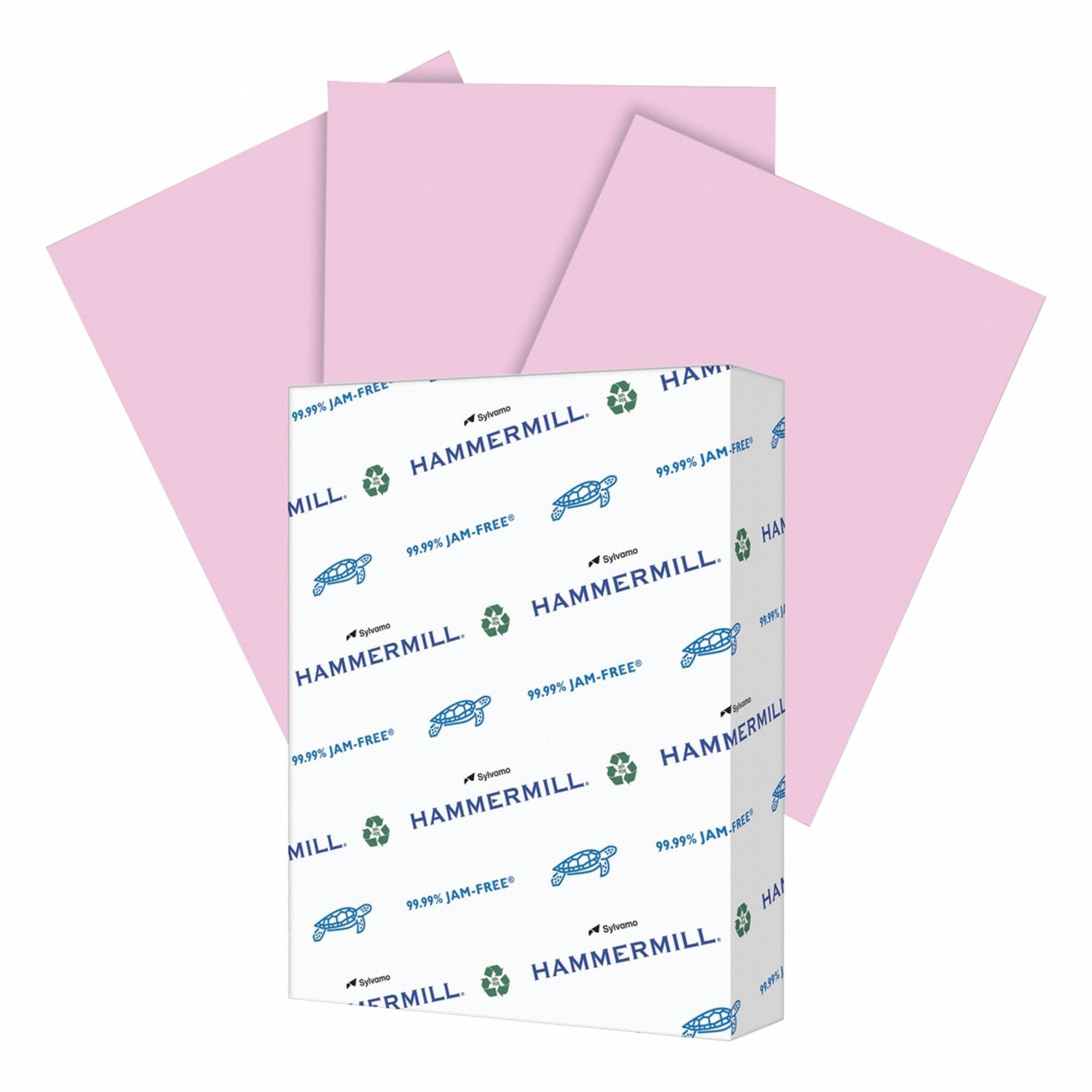 Color Paper: 20 lb, 8-1/2 x 11 in, Letter, Lilac, Smooth, 500 PK