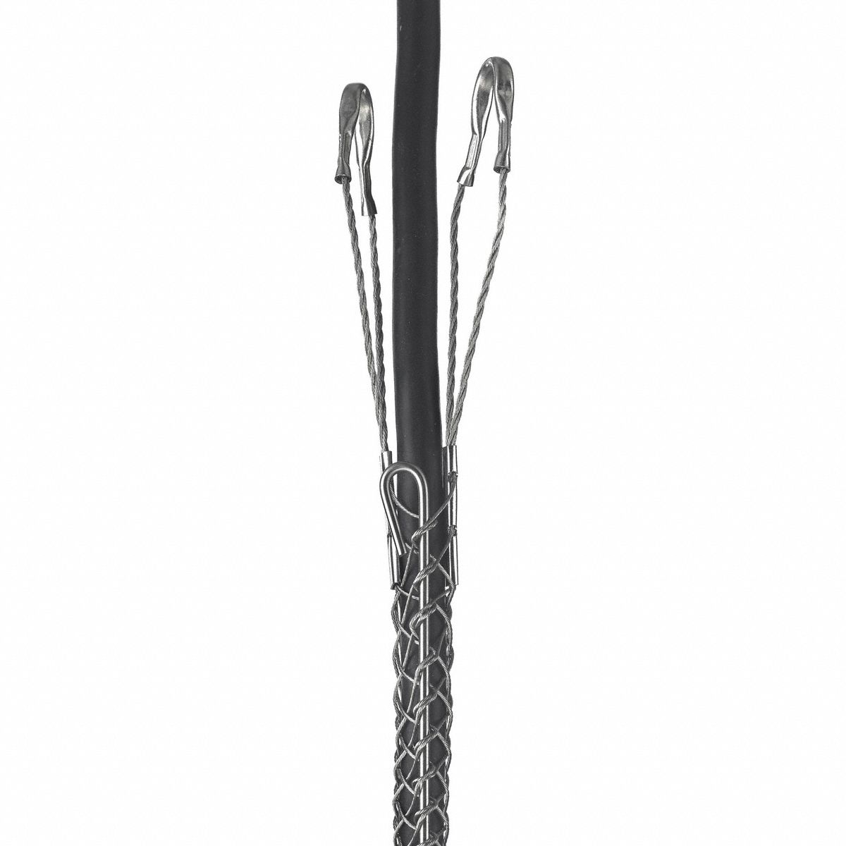 KELLUM CABLE SUPPORT GRIP, TIN COATED BRONZE, 6 IN, DOUBLE, 3260 LB, 21½ IN MESH
