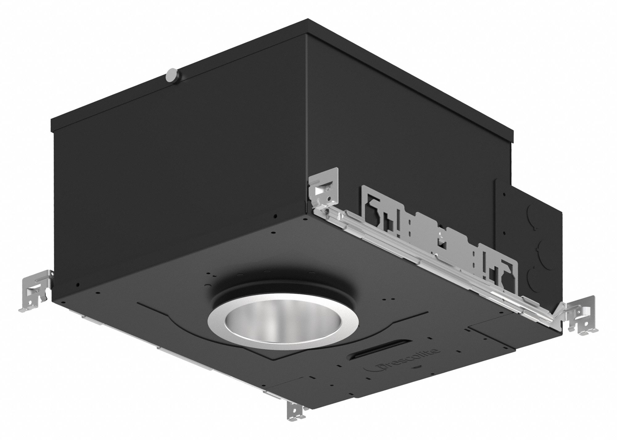 DOWNLIGHT HOUSING, RECESSED, 4134 LUMENS, LED, STEEL, BLACK