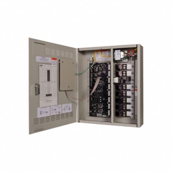 CONTROL PANEL RELAY, 120/277V C/W 8X1 POLE LATCHING