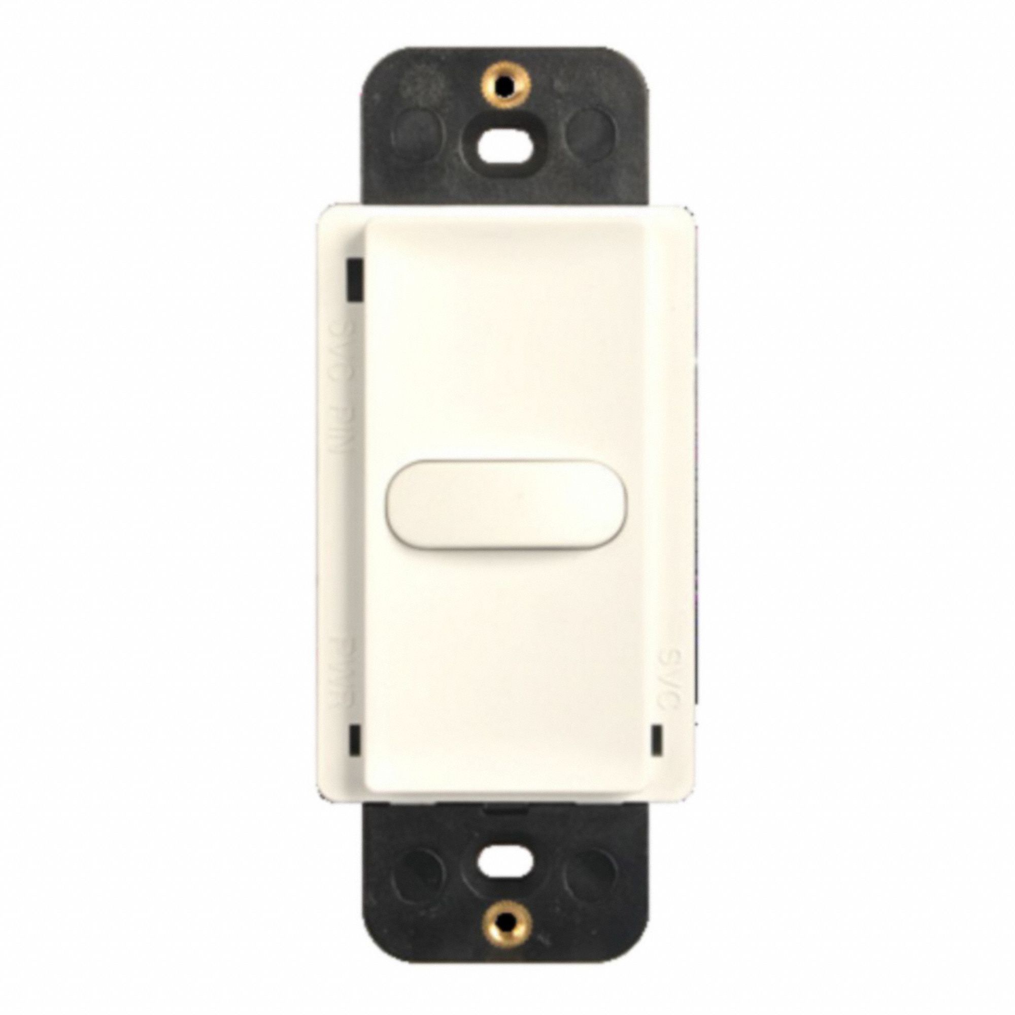 PROGRAMMABLE 1 BUTTON SWITCH, LOW VOLTAGE, WHITE