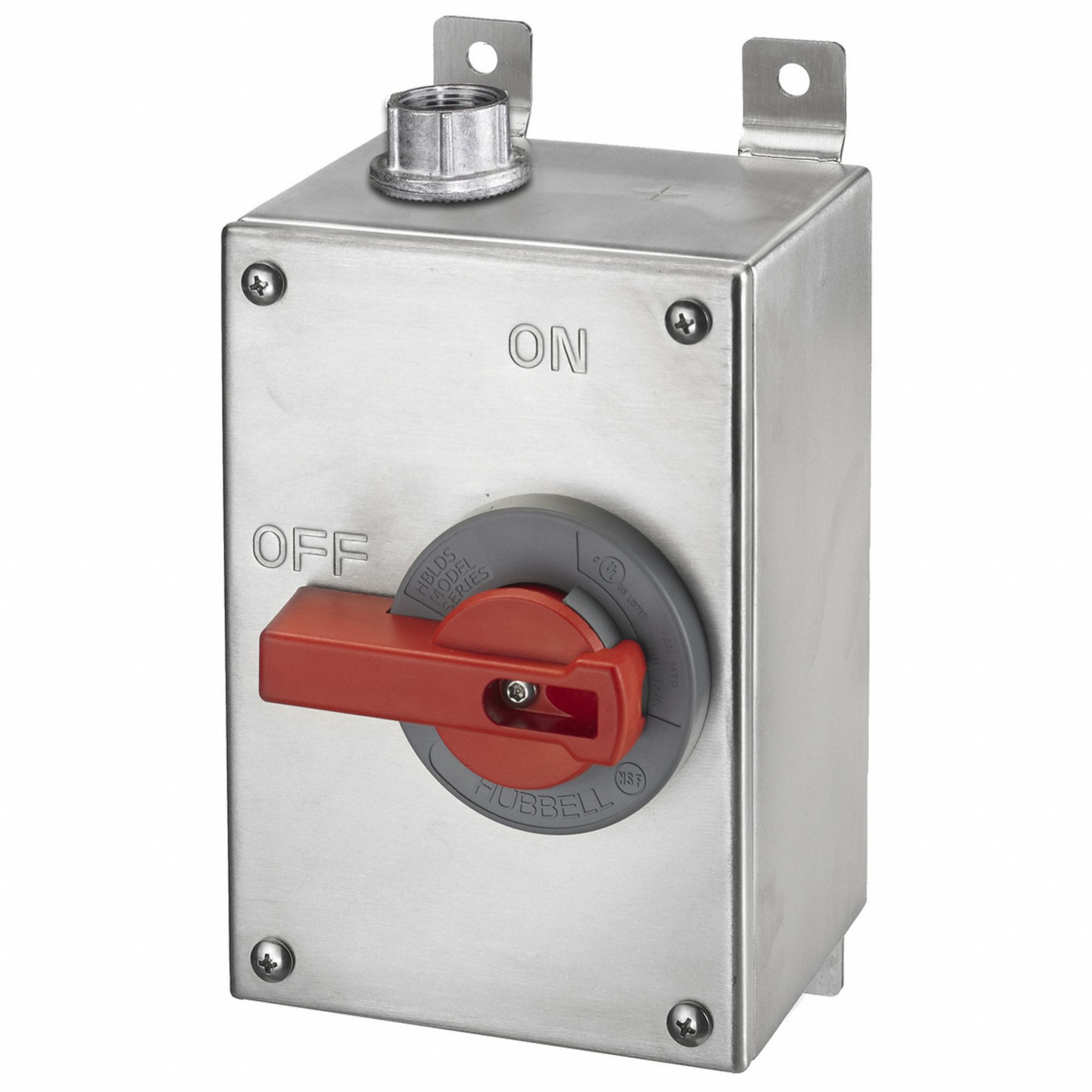Enclosed Disconnect Switch: Non-Fusible, 30 A, Three Phase, 600V AC, 304 Stainless Steel
