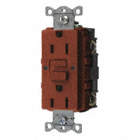 GFCI RECEPTACLE,15A,RED,5-15R,COMMERCIAL