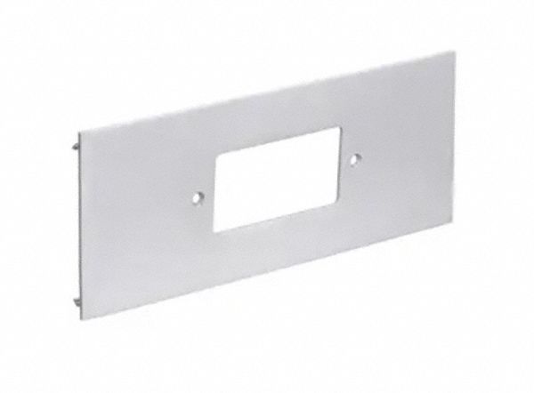 RACEWAY PLATE, ALUMINUM, GREY, 3 IN WIDTH, FOR HBLALU3800/HBLALU4800 RACEWAYS, 12 IN