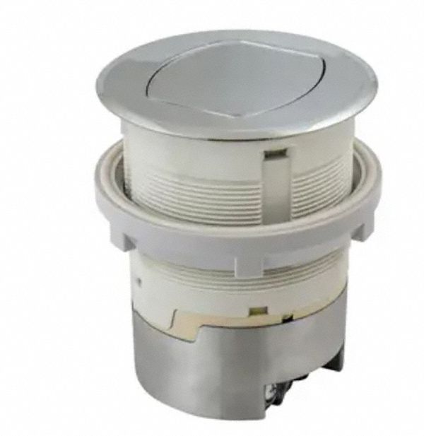 COUNTER RECEPTCL,6 1/2 IN D,CHROME