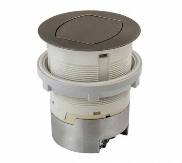 COUNTER RECEPTCL,6 1/2 IN D,COMPST,BRNZ