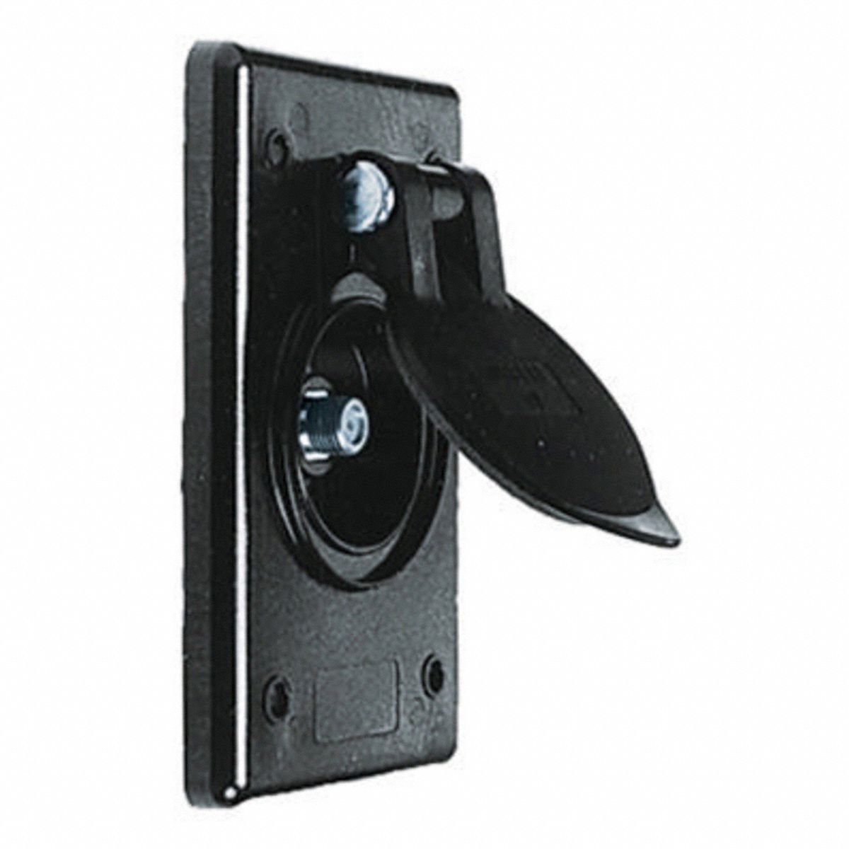 PLAQUE MARIN TEL AVEC CABLE NOIR