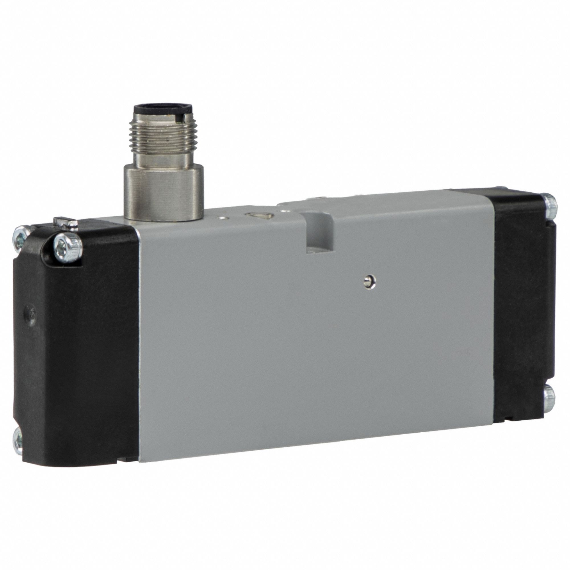 Solenoid Air Control Valve: Four-Way / Two-Position, 15407-1, Single Solenoid, Pilot Return, 24V DC