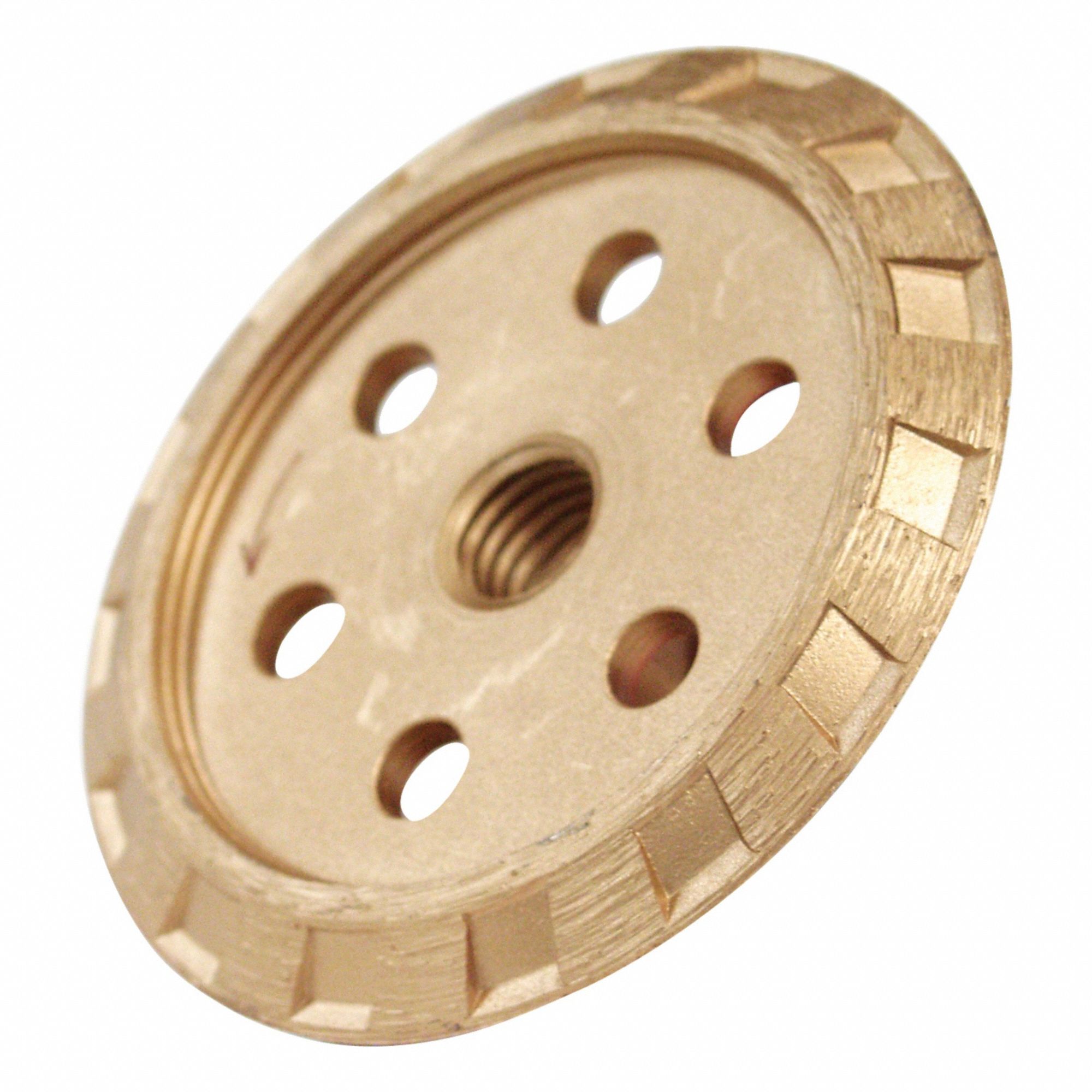 Diamond Saw Blade: Concrete, 4 1/2 in Blade Dia., 5/8 in Arbor Size, Wet, For Hand Grinder