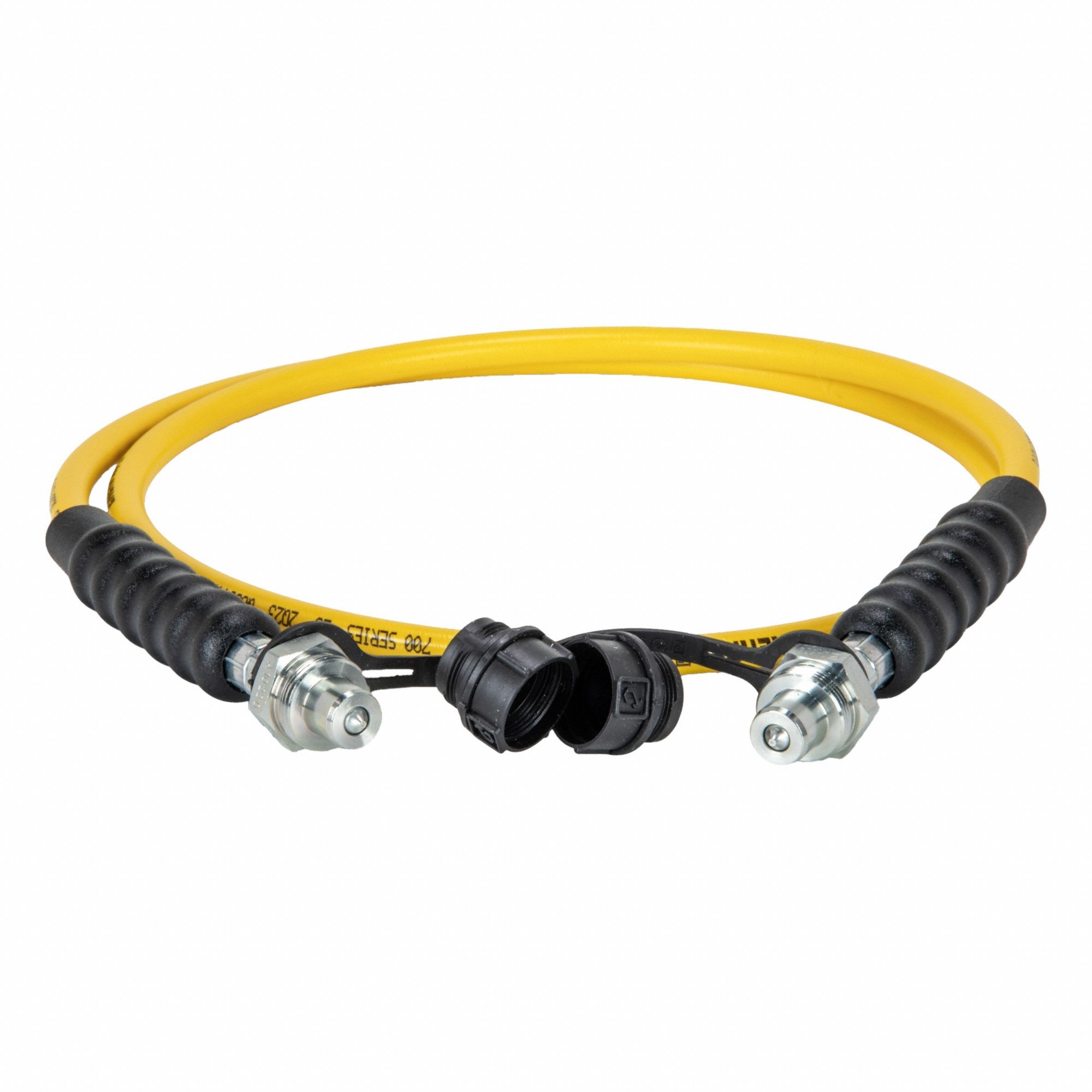 Hydraulic Hose: 1/4 in ID, CH604 x CH604, 6 ft Lg, Thermoplastic, HC7206C