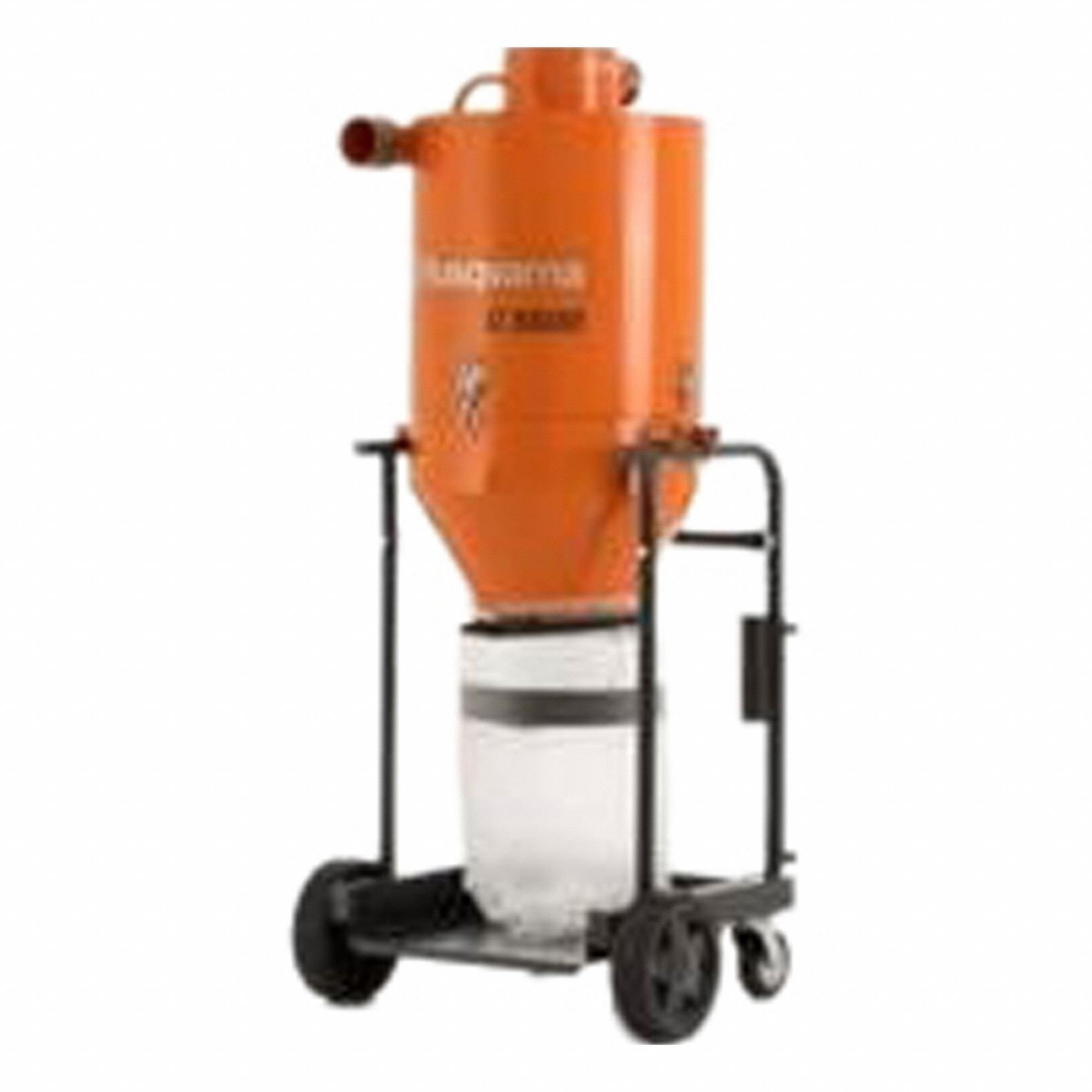 Pre-Separator: 26 gal Tank Size, 3 in Hose Dia., Std, 0 Filters, 4 Wheels, Steel