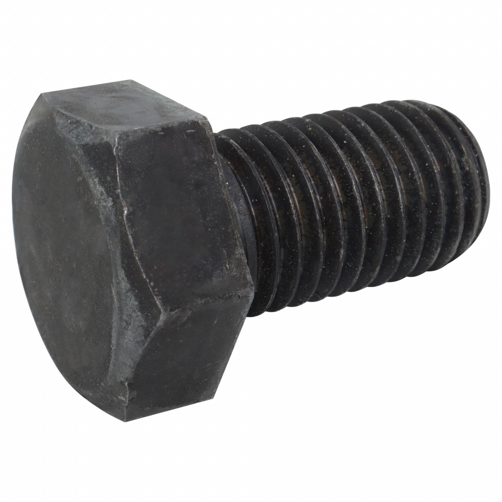 Hex Head Cap Screw: Steel, Class 10.9, Plain, M6-1.00, Coarse, 25 mm lg, Partially Threaded, 100 PK