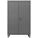 STORAGE CABINET, 48 IN X 24 IN X 78 IN, SWING HANDLE & PADLOCK HASP, 12 GA PANEL THICK