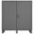 STORAGE CABINET, 60 IN X 24 IN X 66 IN, SWING HANDLE & PADLOCK HASP, 12 GA PANEL THICK